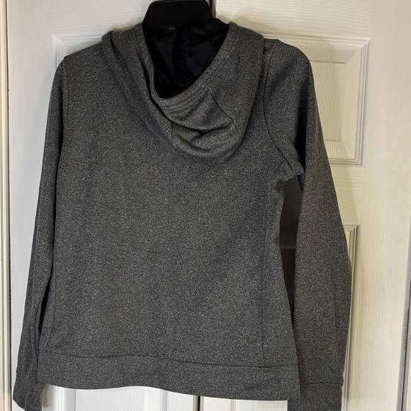 Nike Charcoal Sweatshirt with Aqua Swoosh - Picture 3 of 5